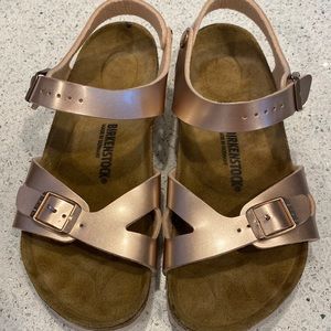 Birkenstock Kids Rio Electric metallic birko- flor Sandals